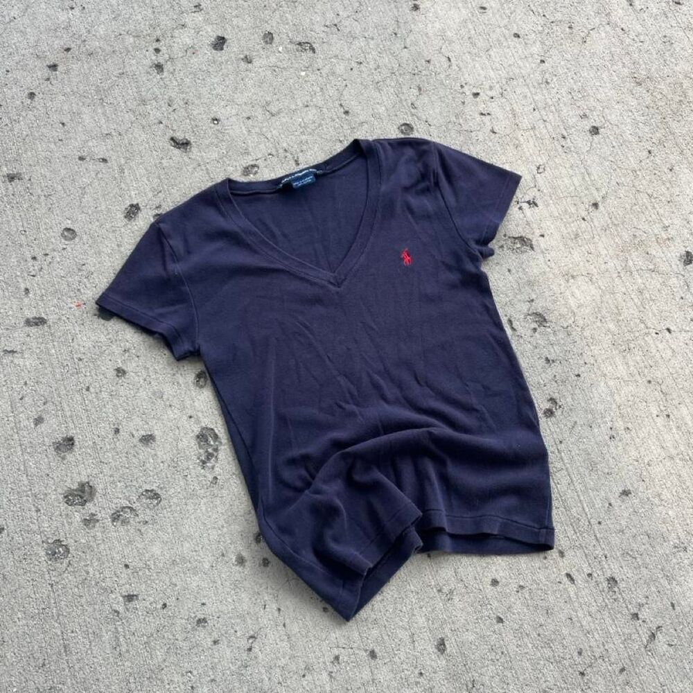 Ralph Lauren Sport Streetwear Y2K Baby Tee Shirt